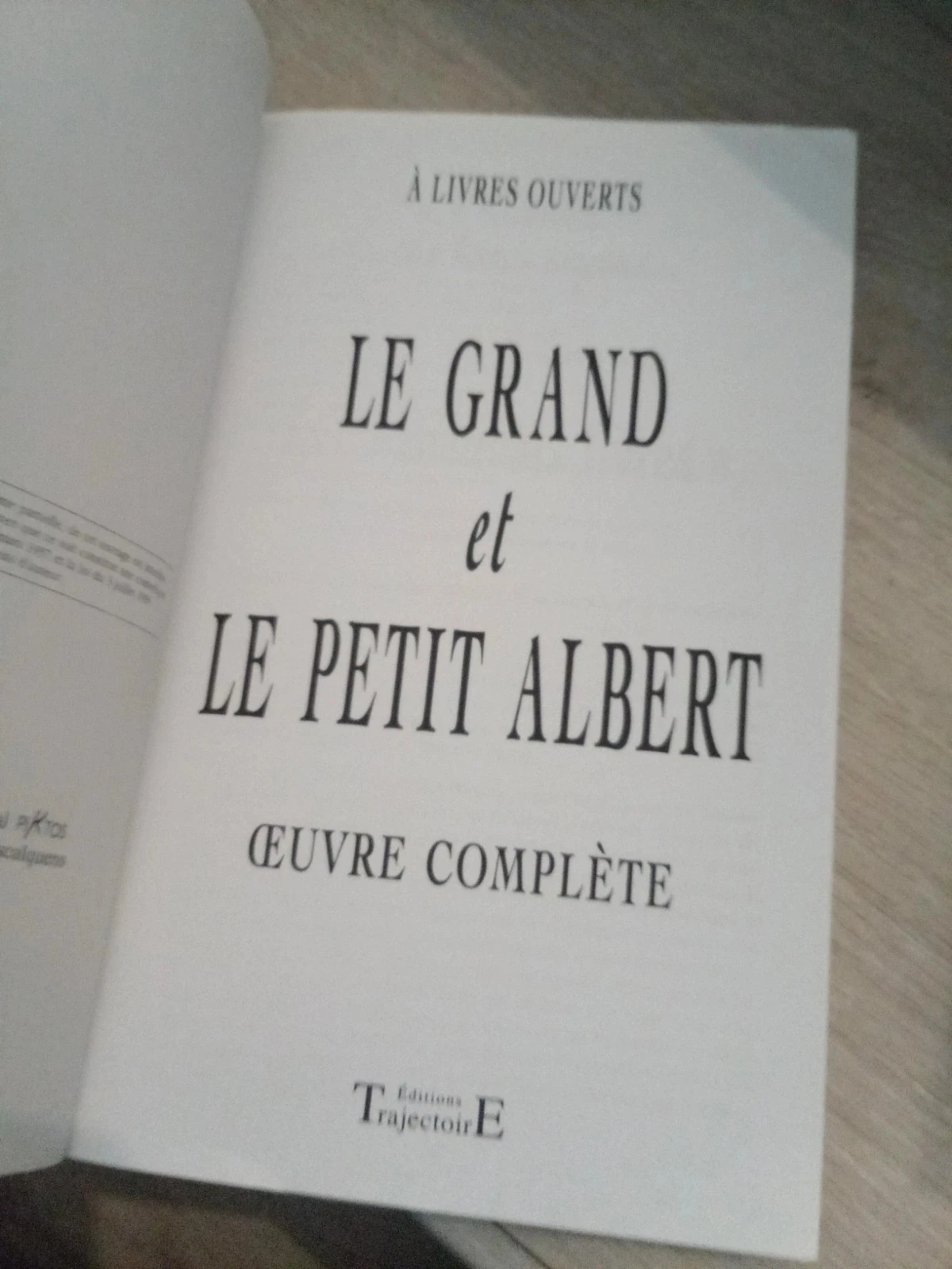 Le grand et le petit Albert – photo 5